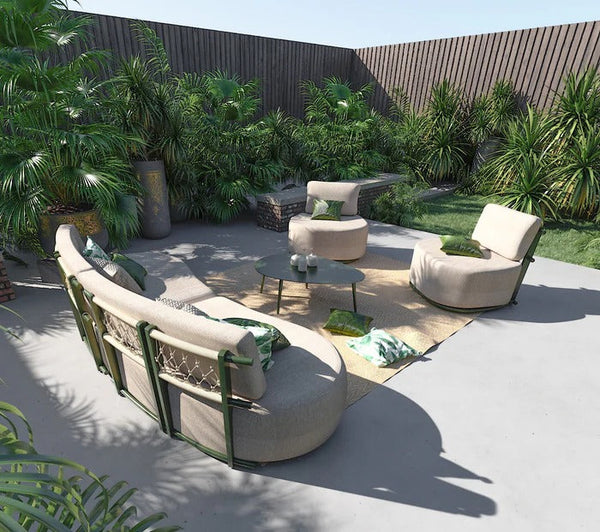 LIVING BAHAMAS + MESA DE CENTRO (CUSTOM MADE)