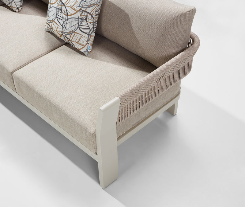 LIVING BORROMEO TAUPE + MESA DE CENTRO