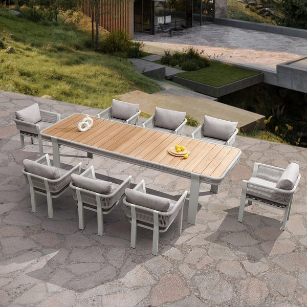 COMEDOR BORROMEO TAUPE 8 PUESTOS BY CLAUDIO BELLINI