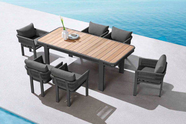COMEDOR BORROMEO BLACK 8 PUESTOS BY CLAUDIO BELLINI