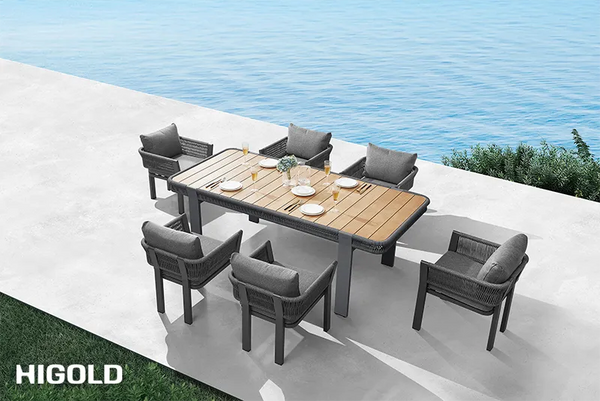 COMEDOR BORROMEO BLACK 6 PUESTOS