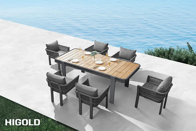COMEDOR BORROMEO BLACK 6 PUESTOS