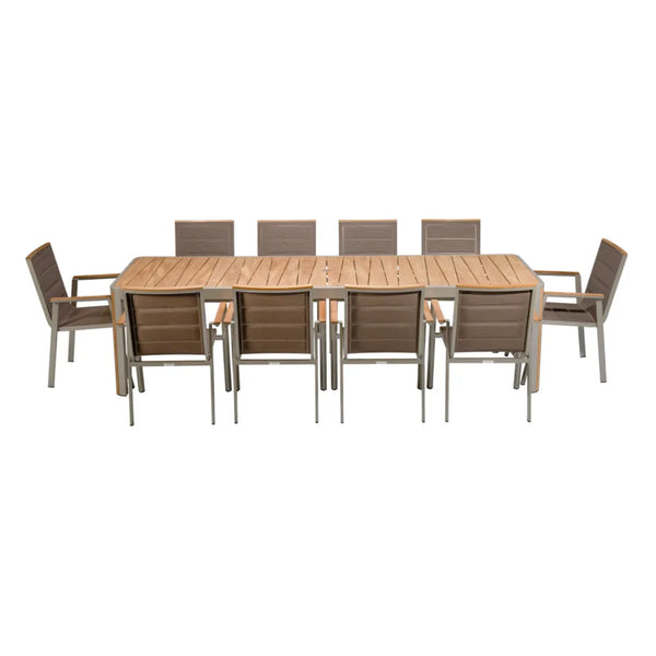 COMEDOR GENEVA TAUPE 10 PUESTOS