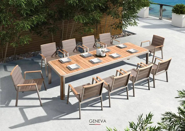 COMEDOR GENEVA TAUPE 10 PUESTOS