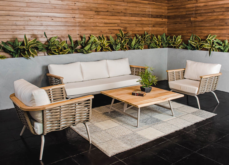 LIVING MONTECARLO + MESA DE CENTRO (CUSTOM MADE)