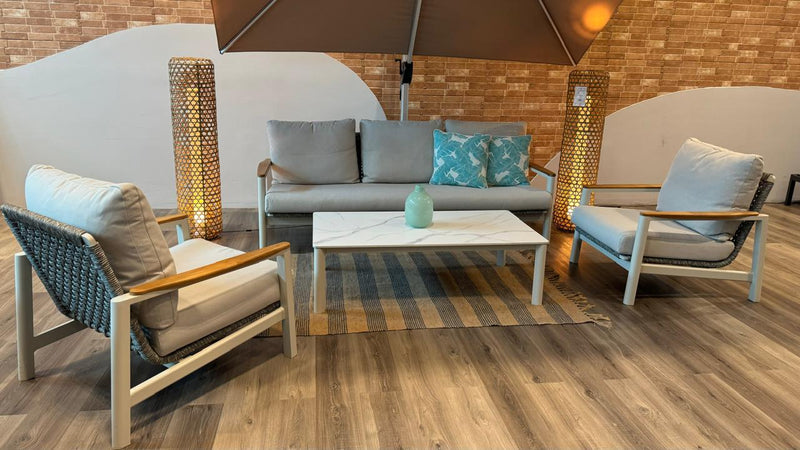 LIVING REYNE IVORY + MESA DE CENTRO