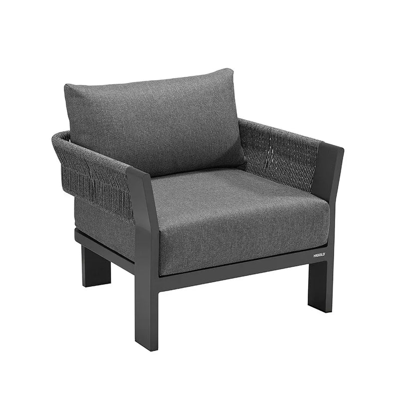 LIVING BORROMEO BLACK + MESA DE CENTRO