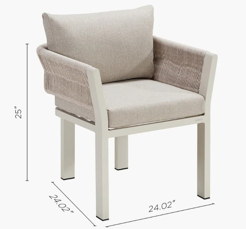 COMEDOR BORROMEO TAUPE 8 PUESTOS BY CLAUDIO BELLINI