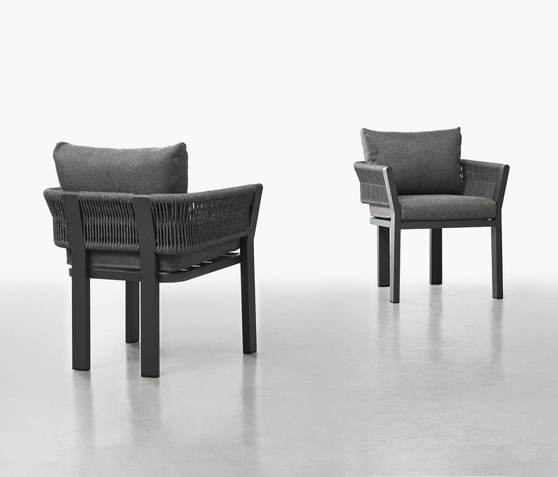 COMEDOR BORROMEO BLACK 6 PUESTOS