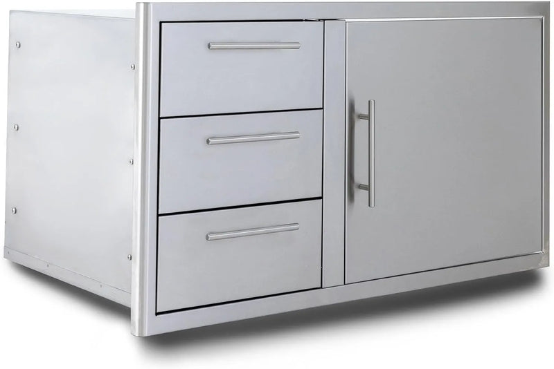 Combo triple cajón con puerta 39" (pedido 60 a 90 dias)